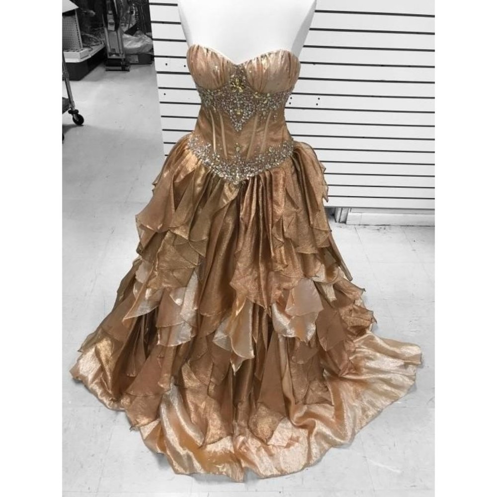 Mary's Princess Gold Gown Size 6